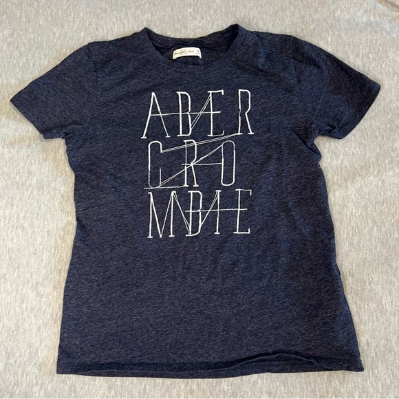 Abercrombie & Fitch Blue Short Sleeve Tee - Picture 1 of 3